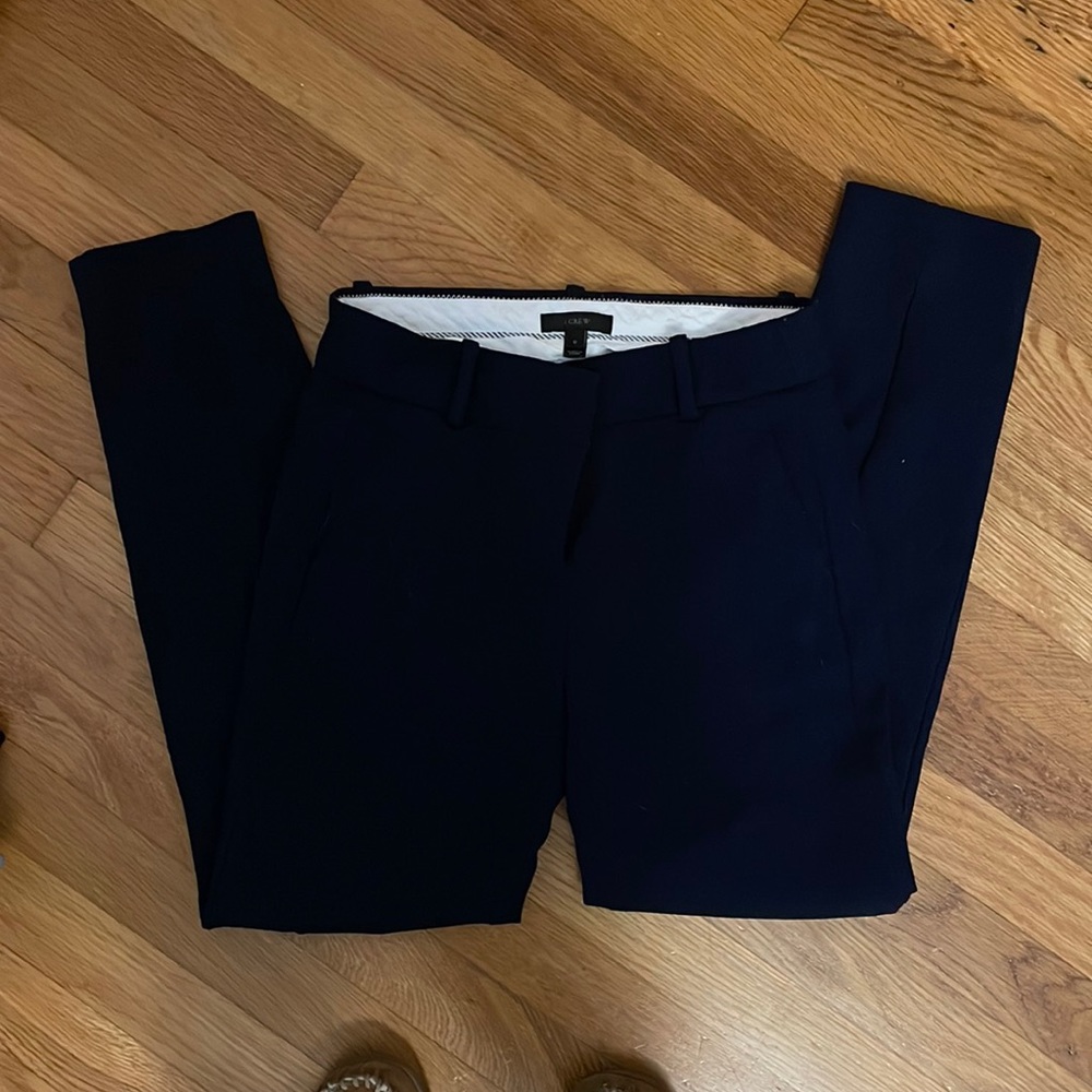 J. Crew Navy Cropped Ankle Pants